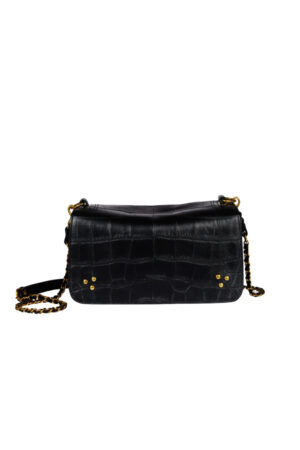 Sac Bobi M Jérôme Dreyfuss croco noir