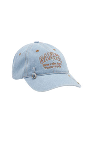 Casquette en jean Ganni