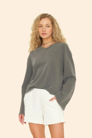 Sweat-shirt Xirena Terry Asphalt Duke