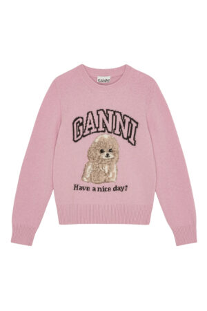 Pull Chien Ganni Rose