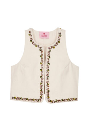 Gilet Victoria Leivissa Argenté