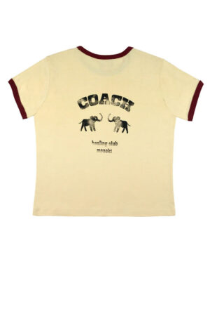 T-shirt coach Monoki jaune