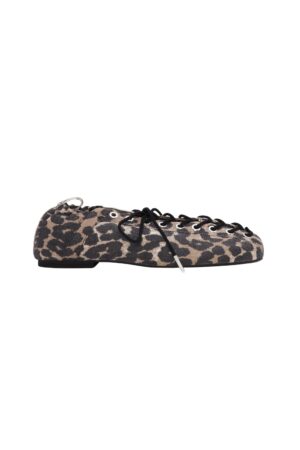 Ballerines Ganni leopard