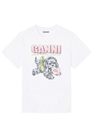 T-shirt Ganni puppy