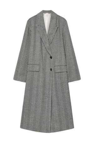 Manteau laine chevrons Forte Forte