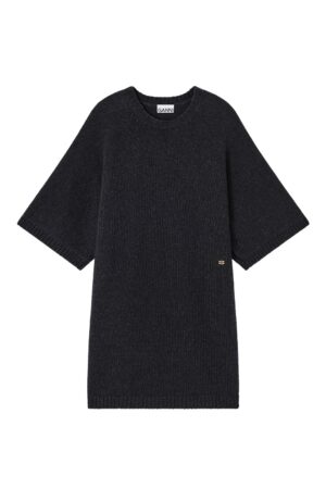 Robe Ganni en laine grise