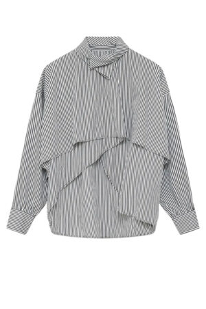 Chemise rayée grise Margaux Lonnberg Bird
