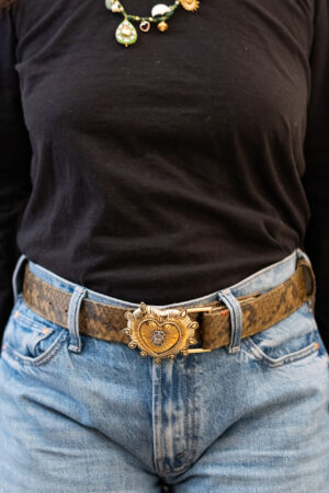 Ceinture Ex-Voto Claris Virot kaki