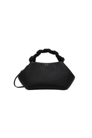 Petit sac Bou Ganni cuir grainé noir