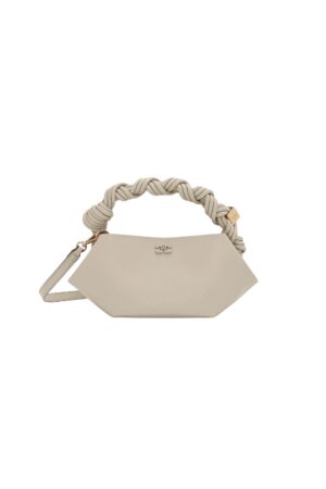 Sac Bou Mini Ganni gris clair