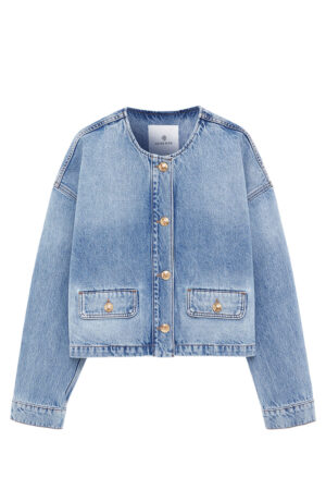 Veste en jean Blanche bleu Anine Bing