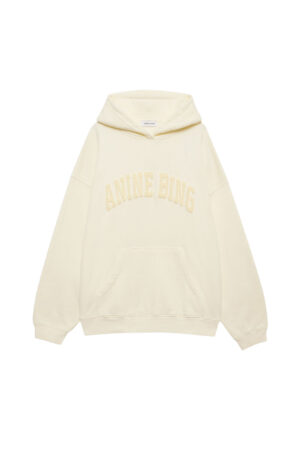 Sweat Harvey capuche crème Anine Bing