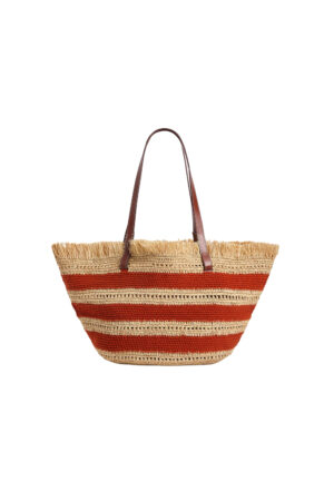 Panier raphia et coton Vanessa Bruno