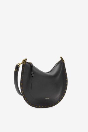 Sac bandoulière Isabel Marant Oskan Soft Zip Noir