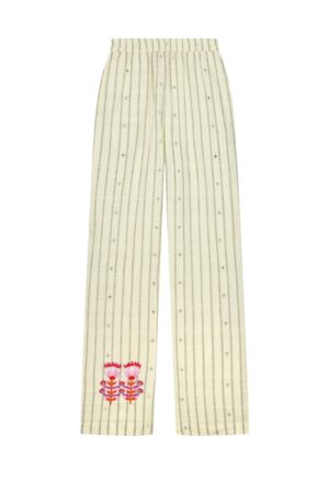 Pantalon Sol Victoria Leivissa Écru
