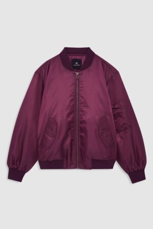 Bomber Leon Anine Bing Bordeaux Figue