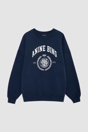 Sweat Miles Collegiate Anine Bing Bleu Marine