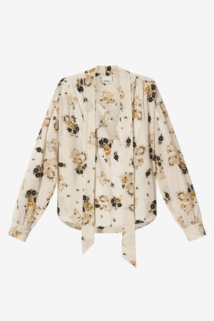 Blouse Fedry Isabel Marant Écrue Fleurie